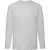 Fruit of the Loom Heren Valueweight Heather T-shirt met lange mouwen (Heide Grijs)