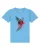 watabout.kids Shirt ‘Papagei’  turquoise / aqua / donkerblauw / rood