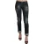 Acht Skinny Jeans met Versleten Afwerking