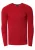 Slim fit fijngebreide biker trui met ronde hals