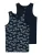 NAME IT Onderhemd  marine / lichtblauw