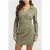 GUESS Ls Reese Dress Mossy Green Multi