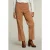 River Woods Brown High Waist Welt Pocket Pants