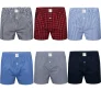 MG-1 Wijde boxershorts heren 6-pack multipack d900 geweven katoen