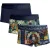 Muchachomalo Heren 3-pack trunks pussboots wizardoz