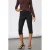 SisterS Point slim fit capribroek – zwart
