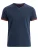 Ombre Shirt  donkerblauw / donkeroranje