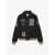 Les Deux Jongens jacket varsity wool zwart