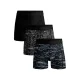 Muchachomalo boxershorts met print – zwart/grijs (set van 3)
