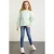 Sweatshirt met ronde hals en losse pasvorm