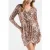 Forever New Jagger Sequin Ruched Mini Dress Multi
