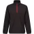 Regatta Heren Navigate Half Zip Fleece (Zwart/Klassiek Rood)