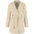 Malelions Women Pinstripe Blazer Dress | Beige