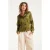 Smashed Lemon Getailleerde blouse met glanseffect |