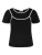 Noisy may Top  zwart / wit