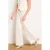 LOLALIZA wide leg high waist broek wit