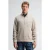 Butcher of Blue Galway Half Zip Lt. Sand