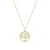 Luxeketting met glanzende zirkonia 18K goud afwerking – Gorbou