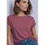 Shirt met boothals en decoratieve tape