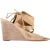 Aquazzura Sexy Thing Wedge in Beige Suède