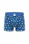A-dam Boxershorts ‘Blue Pineapple Juice’  blauw / lichtbruin / lichtgeel