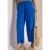 Cecil Dames 3/4 broek Wide Leg in Loose Fit in Blauw