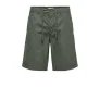 ONLY & SONS regular casual short donkergroen