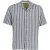 Mos Mosh overhemd donkerblauw witte streep wijde fit