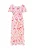 Usha Jurk  aqua / pink / rood