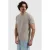 Pure Path regular T-shirt met backprint taupe