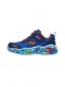 SKECHERS Sneakers ‘Play Scene’  blauw / donkerblauw / oranje / rood