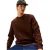 Tommy Jeans Heren fleece gevoerd sweatshirt (Bruin)