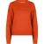 EsQualo Sweater Boxy Basic Knit Red Clay