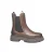 Leren enkellaarsjes met elastische inzet dames s.Oliver Chelsea