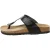 EVER AU Women Flamingo Leather Toe Thong Sandals – Zwart Leer