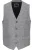 Venti Vest blauw, Effen