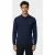 Lyle & Scott Golf Long Sleeve Knitted Polo Ryder Blue