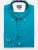 7Camicie Zakelijk overhemd ‘Roma Satin Man Shirt Green’  groen
