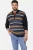 Charles Colby +FIT Collectie gebreide trui EARL LEANDOW Plu Size donkerblauw