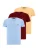 Jacey Quinn Shirt  lichtblauw / geel / bordeaux