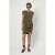 Dante6 Talie Drapey Pleated Skirt Utility Green