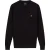 Lyle & Scott Heren Sweatshirt met Geborduurd Logo (Jet Zwart)