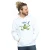 Disney Heren Monsters University Getapete Mike Hoodie (Wit)