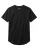 UNORGANIZED BRAND Shirt ‘BASIC RUNDER SAUM T25’  zwart