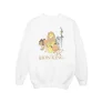 Disney Meisjes The Lion King Groep Sweatshirt (Wit)