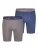 Happy Shorts Boxershorts ‘2 Happy Shorts Jersey Trunk Long Men’s Boxer Shorts Pant’  gemengde kleuren