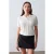 Slim Fit Polo Kraag Gebreide Blouse