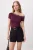 TRENDYOLMİLLA Dames Bordeaux Effen Kort Getailleerd Blouses