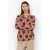 Soyaconcept top met print – roodbruin