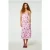 Fabienne Chapot Lisa Dress Hot Pink/cream White
